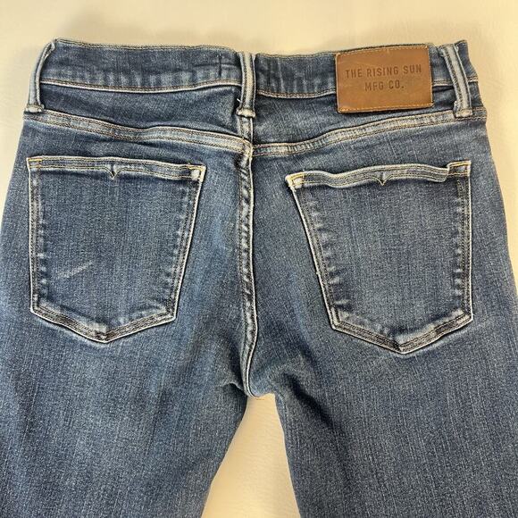 The Rising Sun MFG Co Slim Stretch Jeans Women's Sz. 31 Blue Denim Medium Wash - Picture 5 of 11